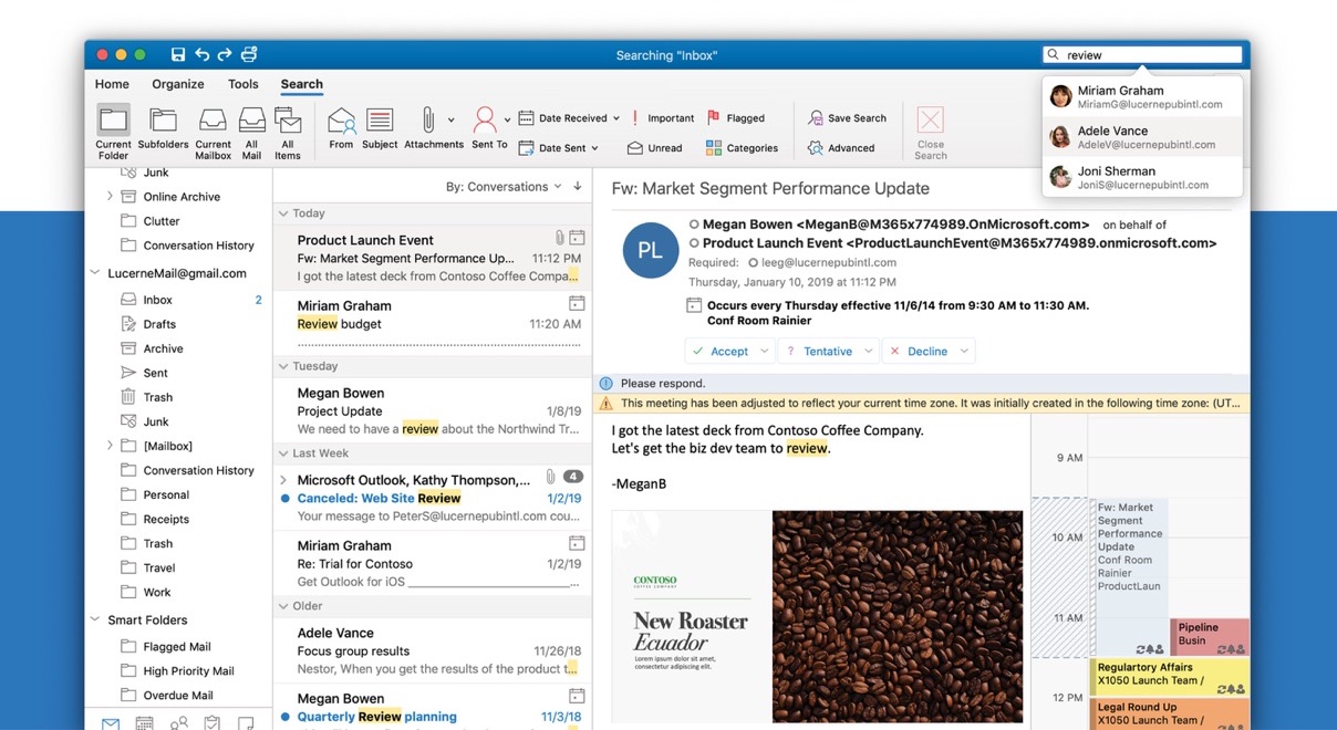 scheduling emails in outlook for mac
